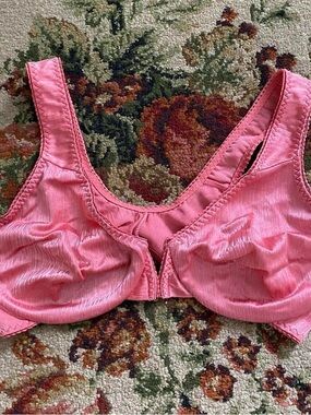 hot pink vintage brassiere